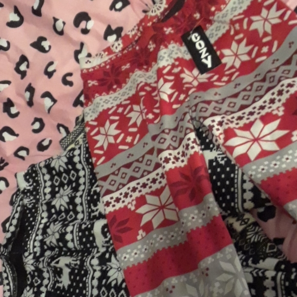 3 PAIRS - JUST COZY - Leggings - bundle of 3 - Picture 2 of 3